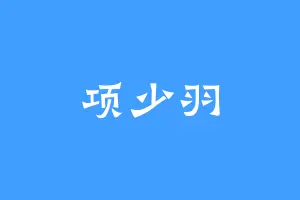 项少羽