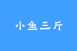 小鱼三斤