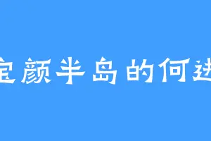 三宝颜半岛的何进财
