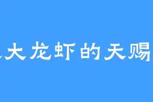喜欢大龙虾的天赐公主