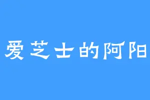 爱芝士的阿阳