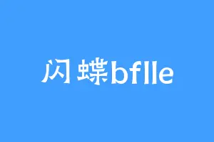 闪蝶bflle