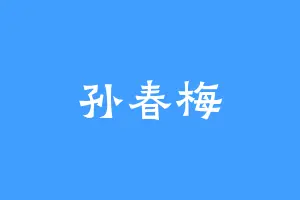 孙春梅